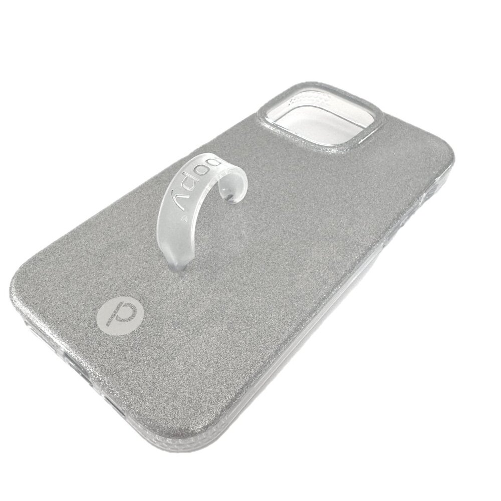 NWT Loopy PLATINUM SPARKLE iPhone 15 Pro Max Phone Case - Righty - Picture 6 of 13